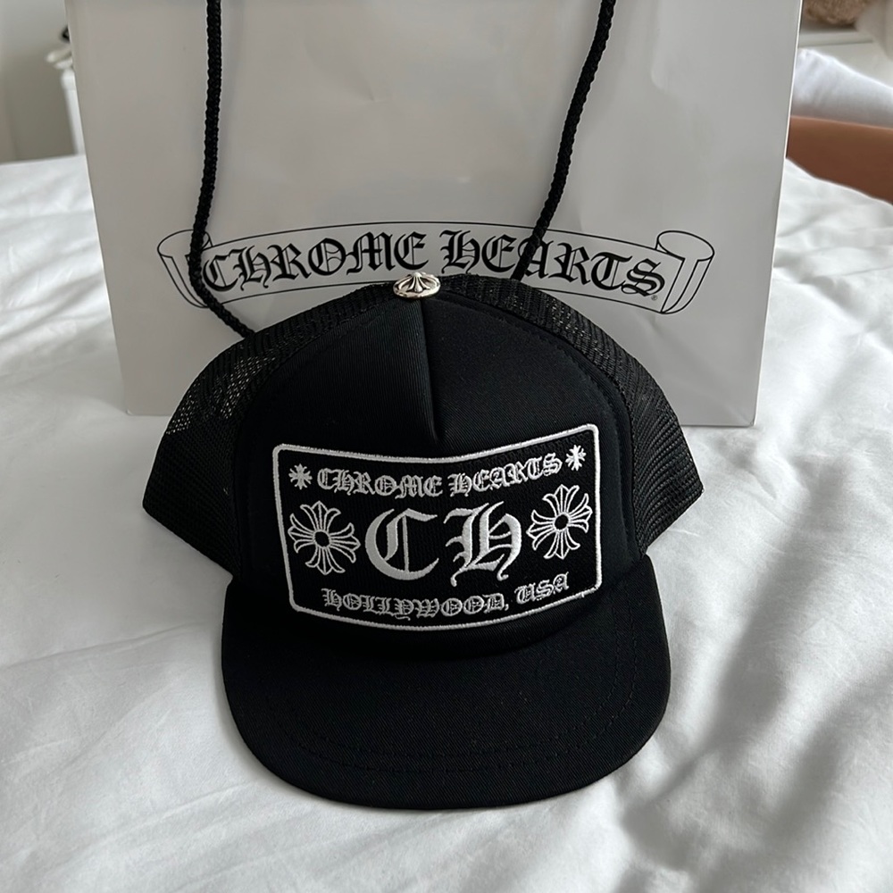 COPY - Brand new chrome hearts trucker hat. Very hard to get.